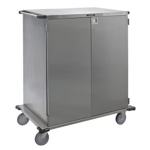 Lakeside Closed Case Cart, Stainless Steel Shelf, 36' Shelf, 54' Tall