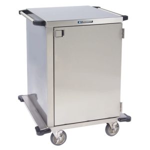 Lakeside Closed Case Cart, Stainless Steel Shelf, 18' Shelf, 39' Tall