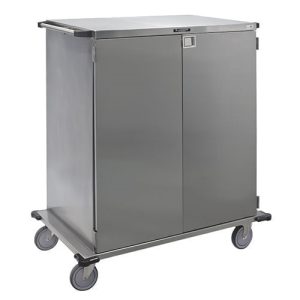 Lakeside Closed Case Cart, Stainless Steel Shelf, 31.38' Shelf, 39' Tall