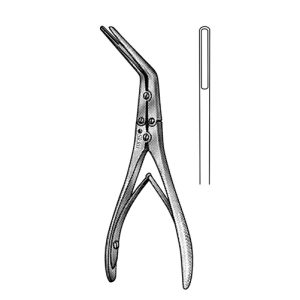 Sklar Kressner Septum Forceps, 8.5', 4mm x 70mm