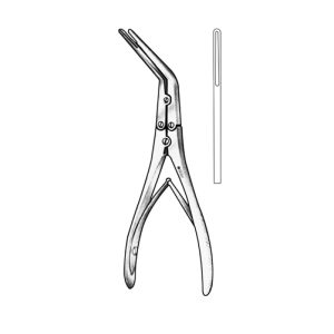 Sklar Kressner Septum Forceps, 2.5mm x 60mm - 8'