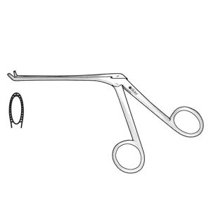 Sklar Blakesley Thru-Cut Forceps, Straight, 2.5mm Jaw - 4-3/4'