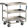 Lakeside Heavy Duty, 3 Shelf, Large Guard Rail Cart