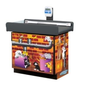 Clinton Theme Series 'Alley Cats & Dogs' Scale Table