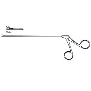Sklar Nicola Forceps, Scoop-Shaped, 2.5mm Diameter - 6-1/2'
