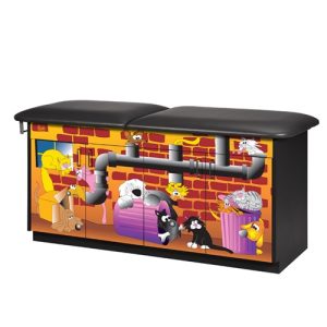 Clinton Theme Series 'Alley Cats and Dogs' Treatment Exam Table