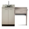 Clinton 24' Base Cabinet Set with 2 Doors and Desk