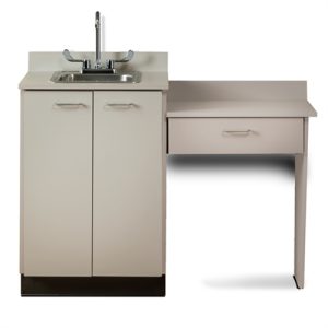 Clinton 24' Base Cabinet Set with 2 Doors and Desk