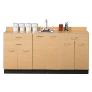 Clinton 72' Base Cabinet with 6 Doors and 3 Drawers