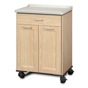 Clinton 8921-AF Fashion Finish Mobile Treatment Cabinet w/ 2 Doors & 1 Drawer