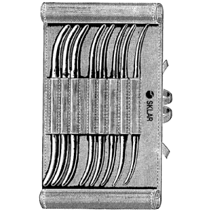 Sklar Pratt Uterine Dilator, Double End Set of 8 - 11-1/2'