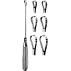 Sklar Sims Uterine Curette, Set of 6 Sizes - 11'