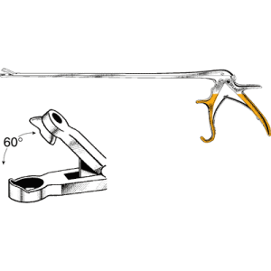 Sklar Wide Bite Oval Biopsy Punch, 3mm x 5mm Bite - 10-3/4'