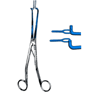 Sklar Blue Kogan Endocervical Speculum, Narrow With Spring Handle