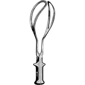 Sklar Simpson Obstetrical Forceps, Short, Overall - 12'