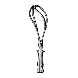 Sklar Naegele Obstetrical Forceps, Medium - 14-1/4'