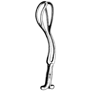 Sklar Piper Obstetrical Forceps - 17-1/2'