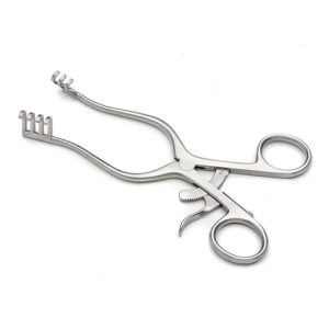 Sklar Merit Weitlaner Retractor, Blunt, Case of 25, 6.5', 3 x 4 teeth