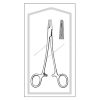 Sklar Merit Sterile, Mayo-Hegar Needle Holder, Case of 50 - 6'