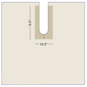 Sklar Poly U-Drapes - 48' x 52' (Case of 100/Non-Sterile)
