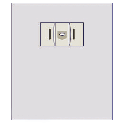 Sklar Ophthalmic Drape With Aperture And Pouches - 55' x 70' (Case of 50/Non-Sterile) 1 Sklar Ophthalmic Drape With Aperture And Pouches - 55' x 70' (Case of 50/Non-Sterile)