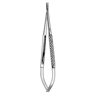 Sklar Brock Micro Needle Holder, Straight, Smooth Jaw - 6'