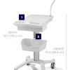 ELI 250/250C/280 Cart with Basket, Drawer and Cable Management