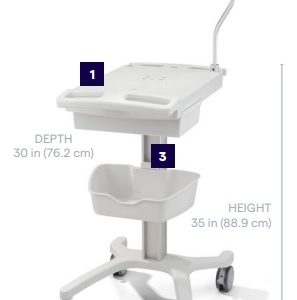 ELI 250/250C/280 Cart with Basket, Drawer and Cable Management
