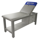 Pivotal Health Aluma Elite Basic Treatment Table with Lift Back Cushion