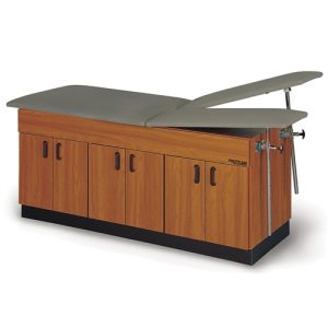 Hausmann A9064 Split Leg Table - Closed Storage Shelf