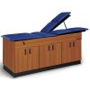 Hausmann A9071 Knee and Hip Flexion Split Leg Cabinet Table with Closed Storage
