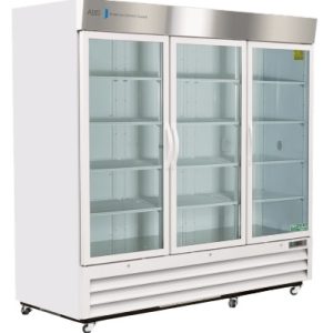 72 Cu Ft ABS Standard Triple Swing Glass Door Chromatography Refrigerator - Hydrocarbon (Medical Grade) (Temperature Range: 1°C to 10°C)