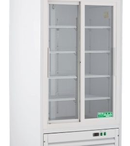 33 cu ft ABS Standard Double Sliding Glass Door Laboratory Refrigerator - Hydrocarbon (Medical Grade) (Temperature Range: 1°C to 10°C)