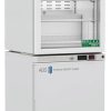 10 cu ft ABS Glass Door Refrigerator & Solid Door Freezer Combination - Hydrocarbon (Medical Grade) (Temperature Range: Refrigerator: 2° to 8°C, Freezer: -15° to -25°C)