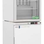 10 cu ft ABS Glass Door Refrigerator & Solid Door Freezer Combination - Hydrocarbon (Medical Grade) (Temperature Range: Refrigerator: 2° to 8°C, Freezer: -27° to -33°C)