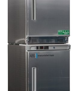 9 cu ft ABS Premier Stainless Steel Refrigerator & Freezer Combination - Hydrocarbon (Medical Grade) (Temperature Range: Refrigerator: 1°C to 10°C, Freezer: -15°C to -25°)