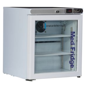 1 Cu Ft ABS Premier Countertop Refrigerator, Left Handed - Hydrocarbon (Medical Grade) (Temperature Range: 2°C to 8°C)