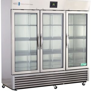 72 cu ft ABS Premier Stainless Steel Swing Glass Door Laboratory Refrigerator (Pharma/Validation) - Hydrocarbon (Medical Grade)