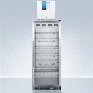 AccuCold ACR1151-FS24LSTACKPRO 12.4 cu ft Refrigerator/Freezer Combination (Temperature Range: Refrigerator: 2°C to 8°C, Freezer: -15єC to -20єC)