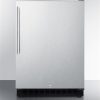 4.8 Cu Ft ADA Built-in Undercounter Stainless Steel Refrigerator (General Purpose) (Temperature Range: 2°C to 8°C)