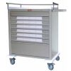 Harloff AL8W10K24BIN5, Universal Line Medication Cart, 24 – 5' Bins with Key Lock