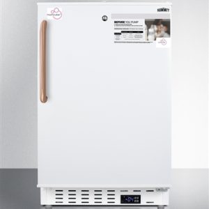 AccuCold 2.68 cu ft Built-In MOMCUBE™ All-Freezer w/ Copper Handle, ADA Compliant, Breast Milk Freezer (Temperature Range: -13єF to 5єF)