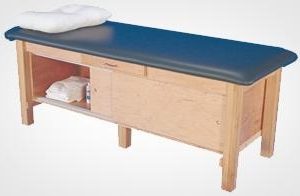 AM612 Wood Treatment Table w/ Enclosed Cabinet