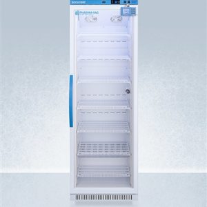 Accucold 15 cu ft Upright Vaccine Refrigerator w/ Glass Door & Digital Data Logger (Temperature Range: 2°C to 8°C)