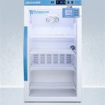 Accucold 3 cu ft Counter Height Vaccine Refrigerator w/ Glass Door & Digital Data Logger (Temperature Range: 2°C to 8°C)