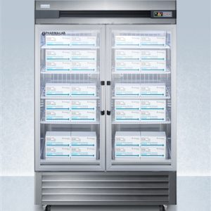 Accucold 49 cu ft Upright Glass Door Pharmacy Vaccine Refrigerator (Temperature Range: 2єC to 10єC)