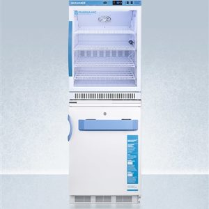 AccuCold ARG6PV-VT65MLSTACKMED2 9.2 cu ft All-Refrigerator/All-Freezer Combination (Temperature Range: Refrigerator: 2°C - 8°C, Freezer: -12°C - -25°C)
