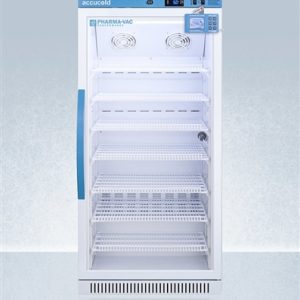 Accucold 8 cu ft Upright Vaccine Refrigerator w/ Glass Door & Digital Data Logger (Temperature Range: 2°C to 8°C)