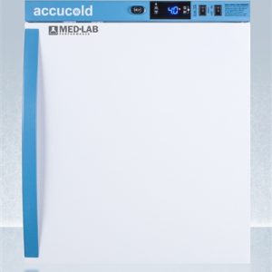 AccuCold ARS1ML Compact Laboratory Refrigerator w/ Solid Door