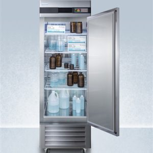 Accucold 23 cu ft Upright Stainless Steel Pharmacy Vaccine Refrigerator (Temperature Range: 2єC to 10єC)